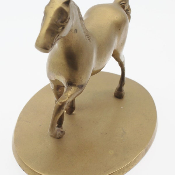 Brass Horse Statue Etsy