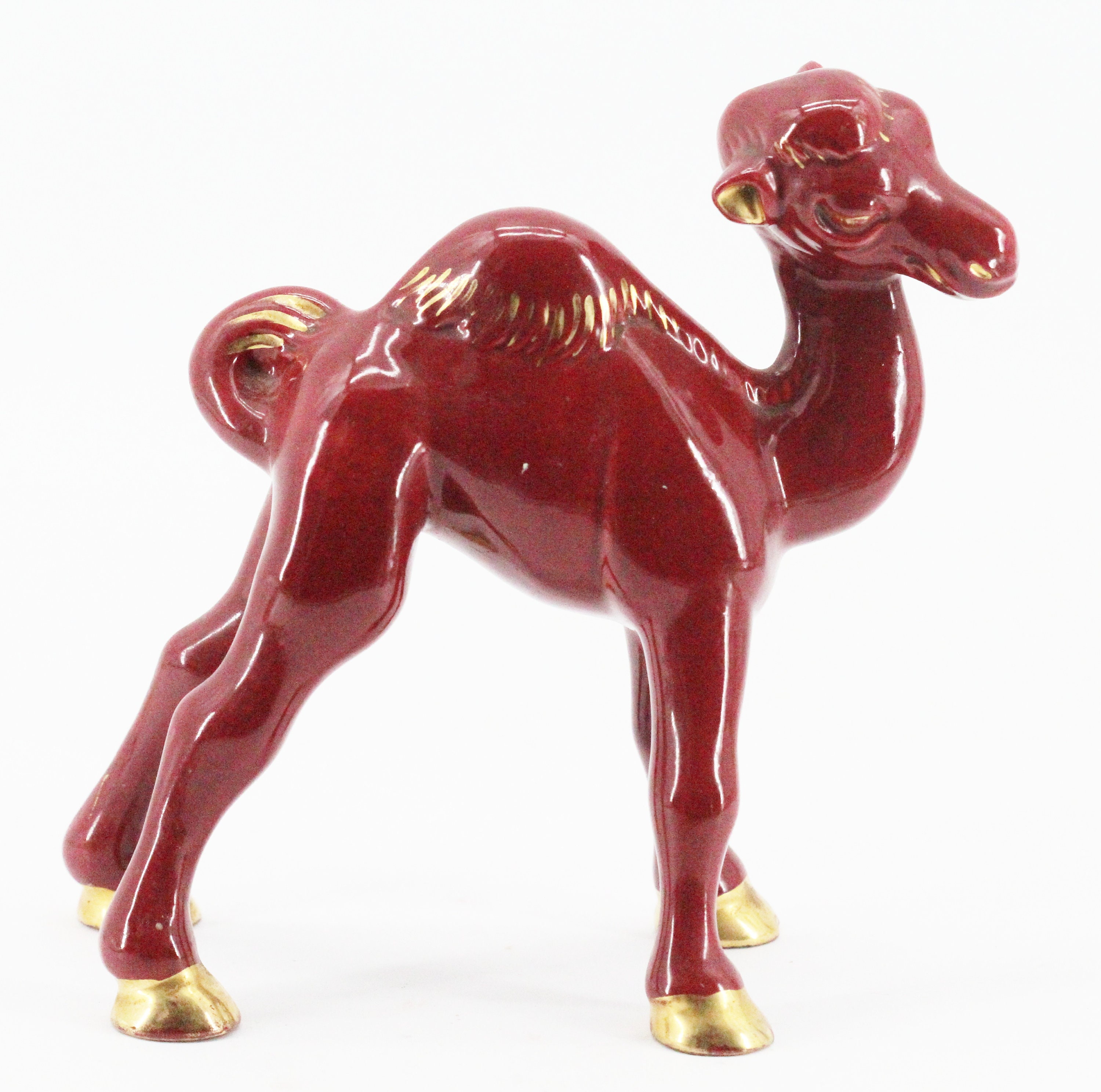 Ancien Dromadaire en Céramique