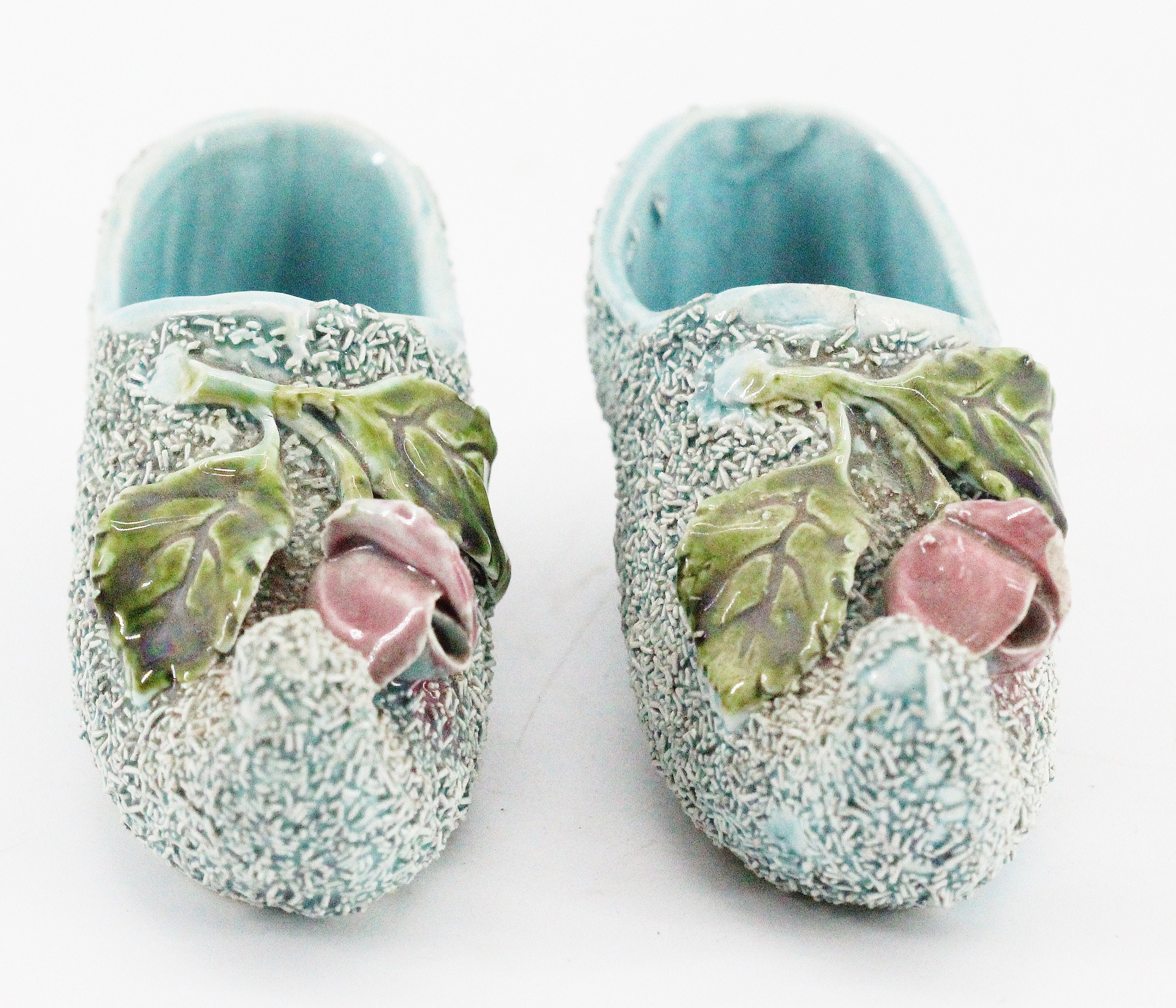 Rare Sabots en Barbotine Vintage