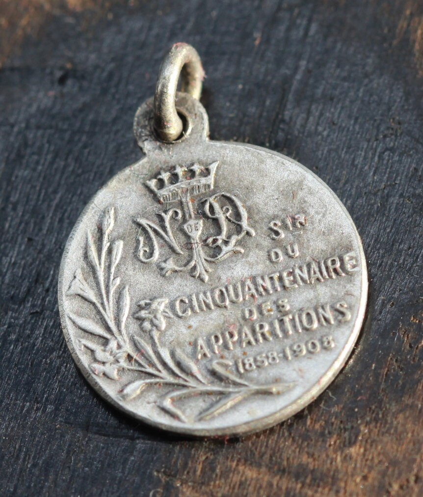 Rare Médaille de Lourdes