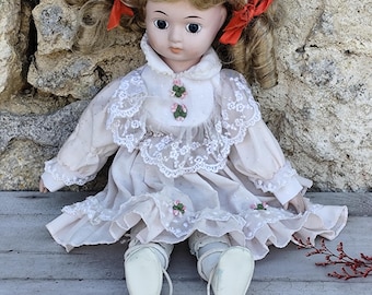 番号付きヴィンテージ磁器人形、アンティークコレクター人形、磁器の