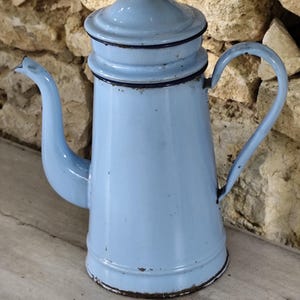 Enamel vintage  coffee maker
