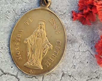 Virgin mary medal