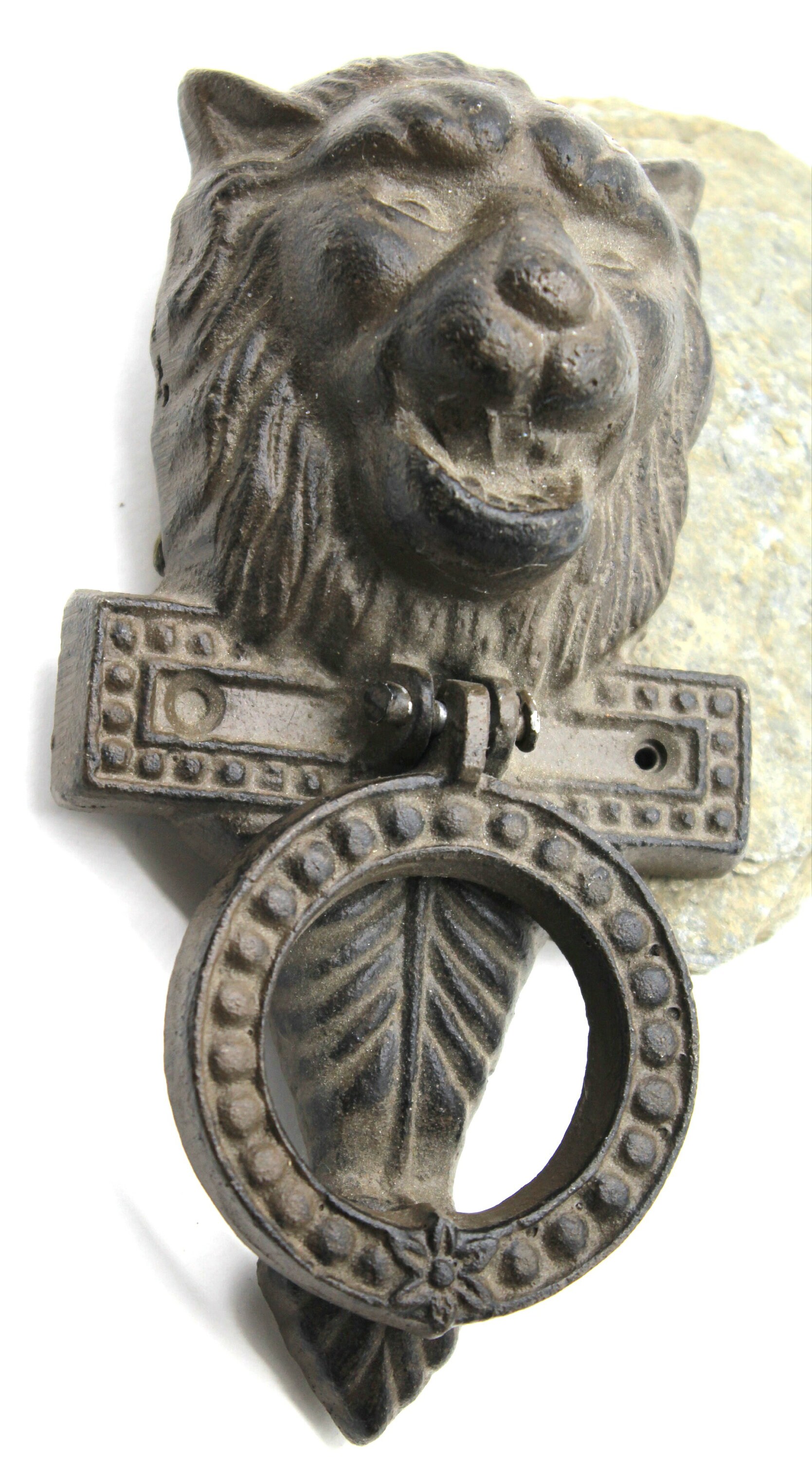 Heurtoir de Porte en Laiton Forme Lion