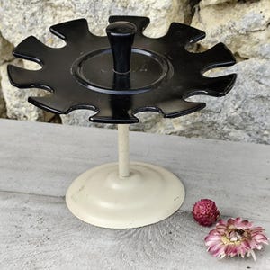 Old administrative metal stamp holder