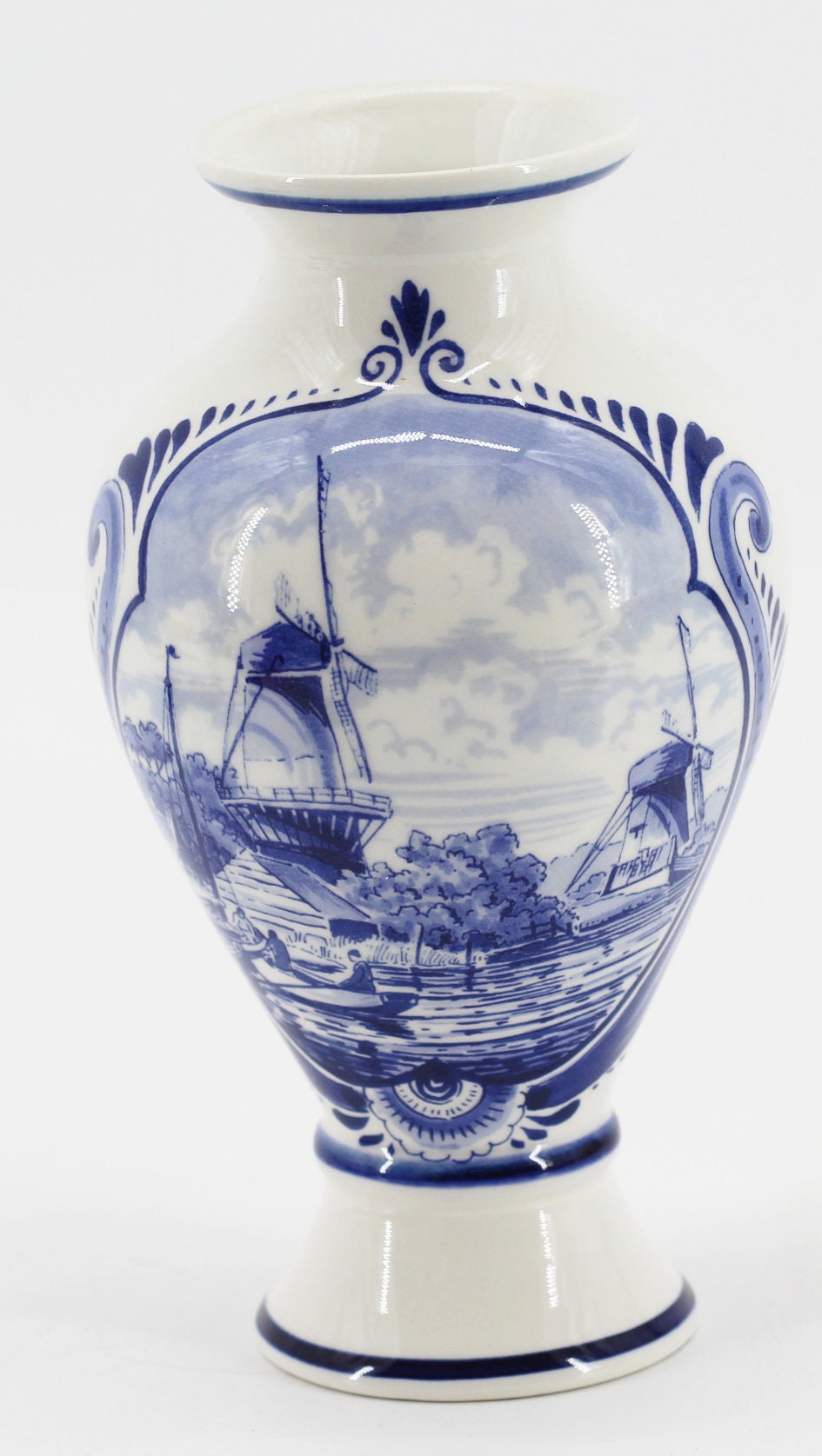 Vase Delfts Schoonhoven Holland Handmade