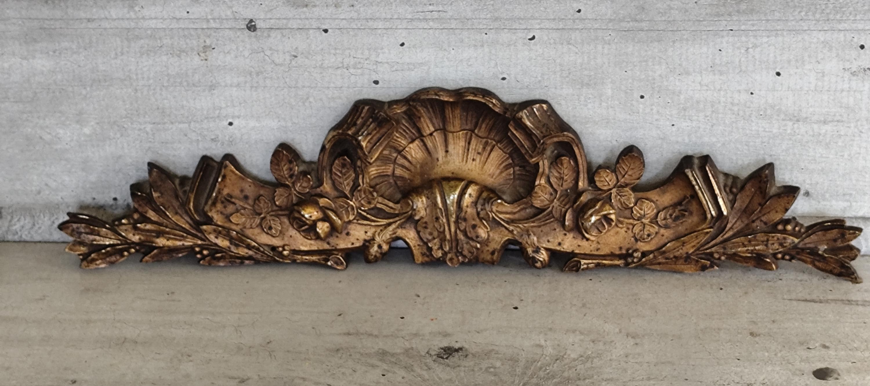 013 ANCIEN ÉLÉMENT Bronze Ornement Meuble D'époque 17/18/19èm