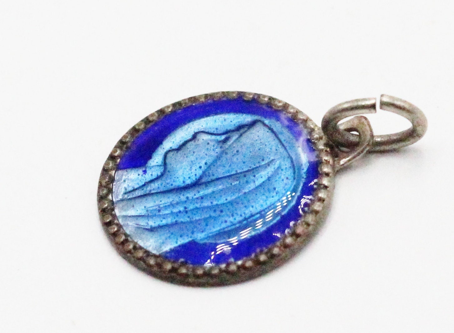 Medaille Vierge Marie en Email