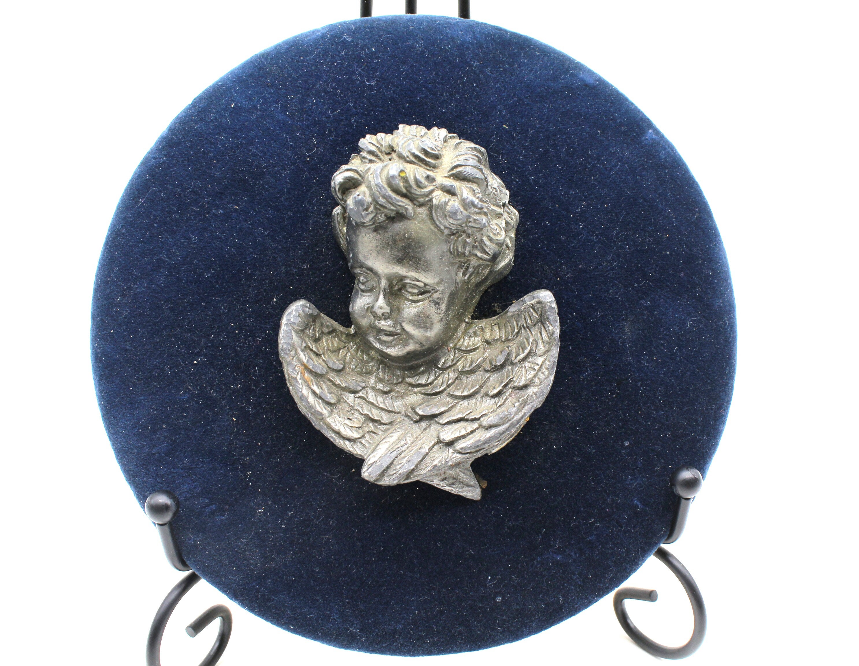 Cadre Velours avec Ange