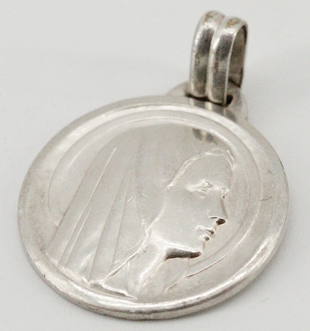Grande Médaille Religieuse Notre Dame de Lourdes