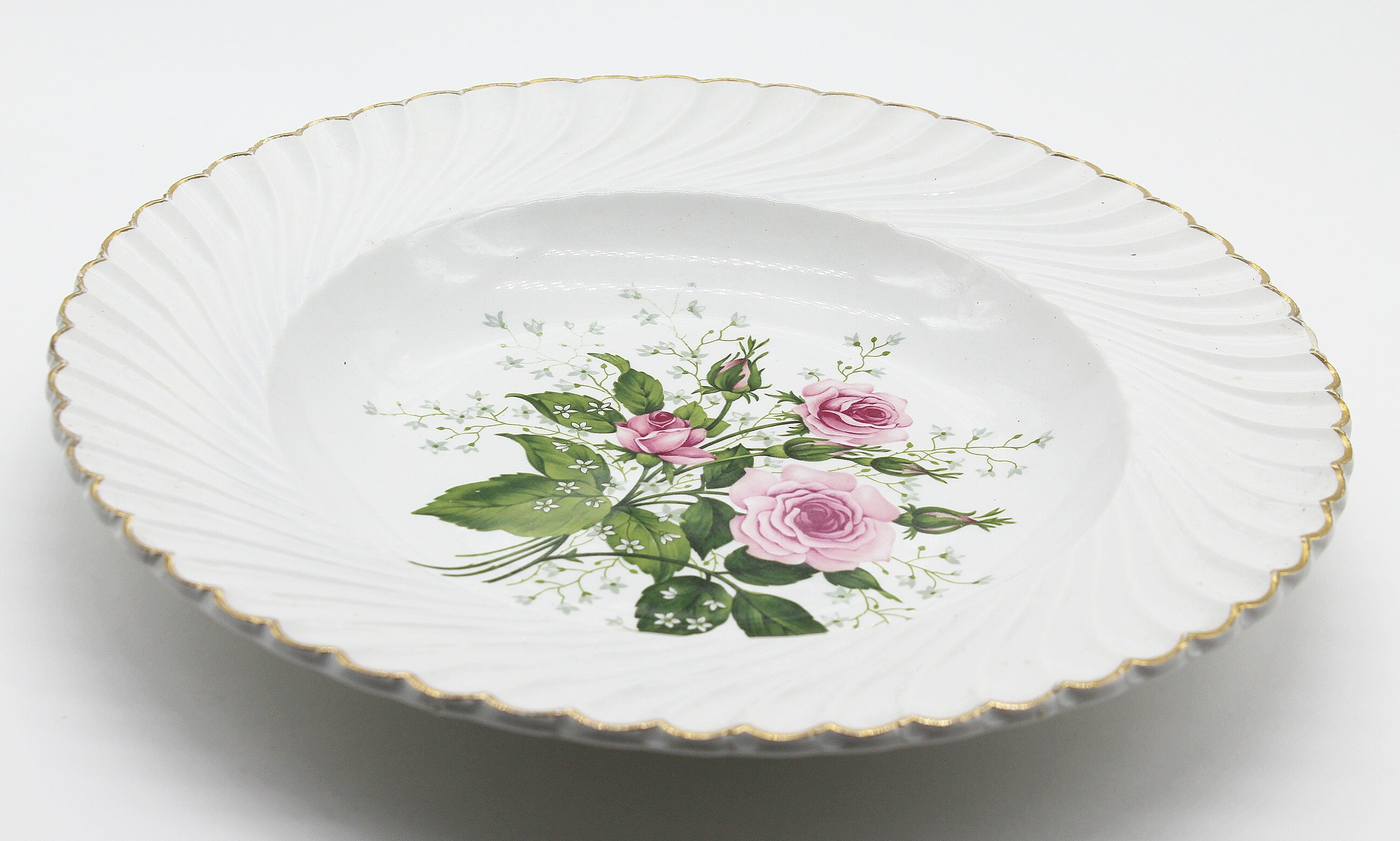 Grand Plat avec Des Roses Lunéville