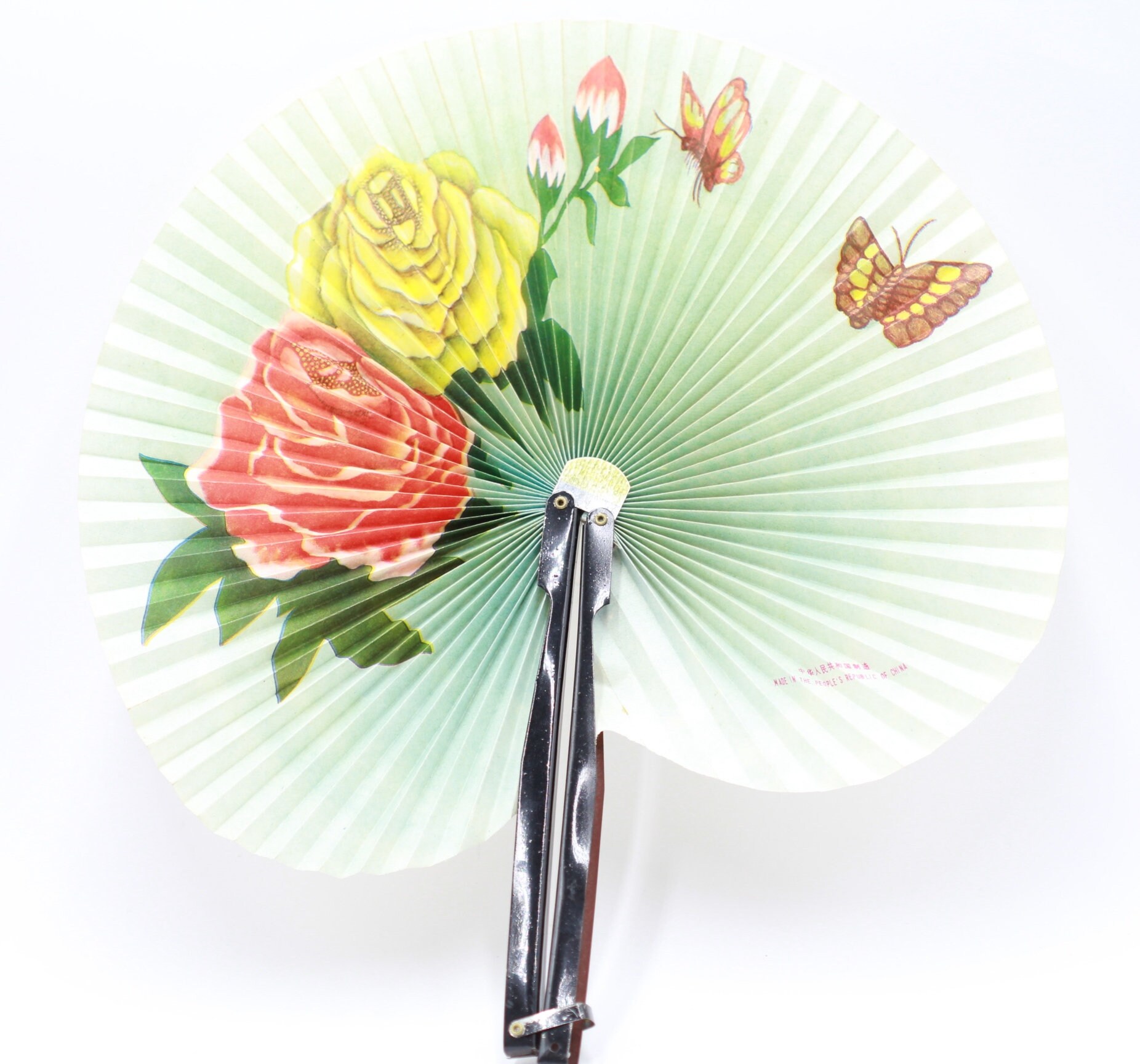 Ancien Éventail Chinois Made in The People Republica Of China