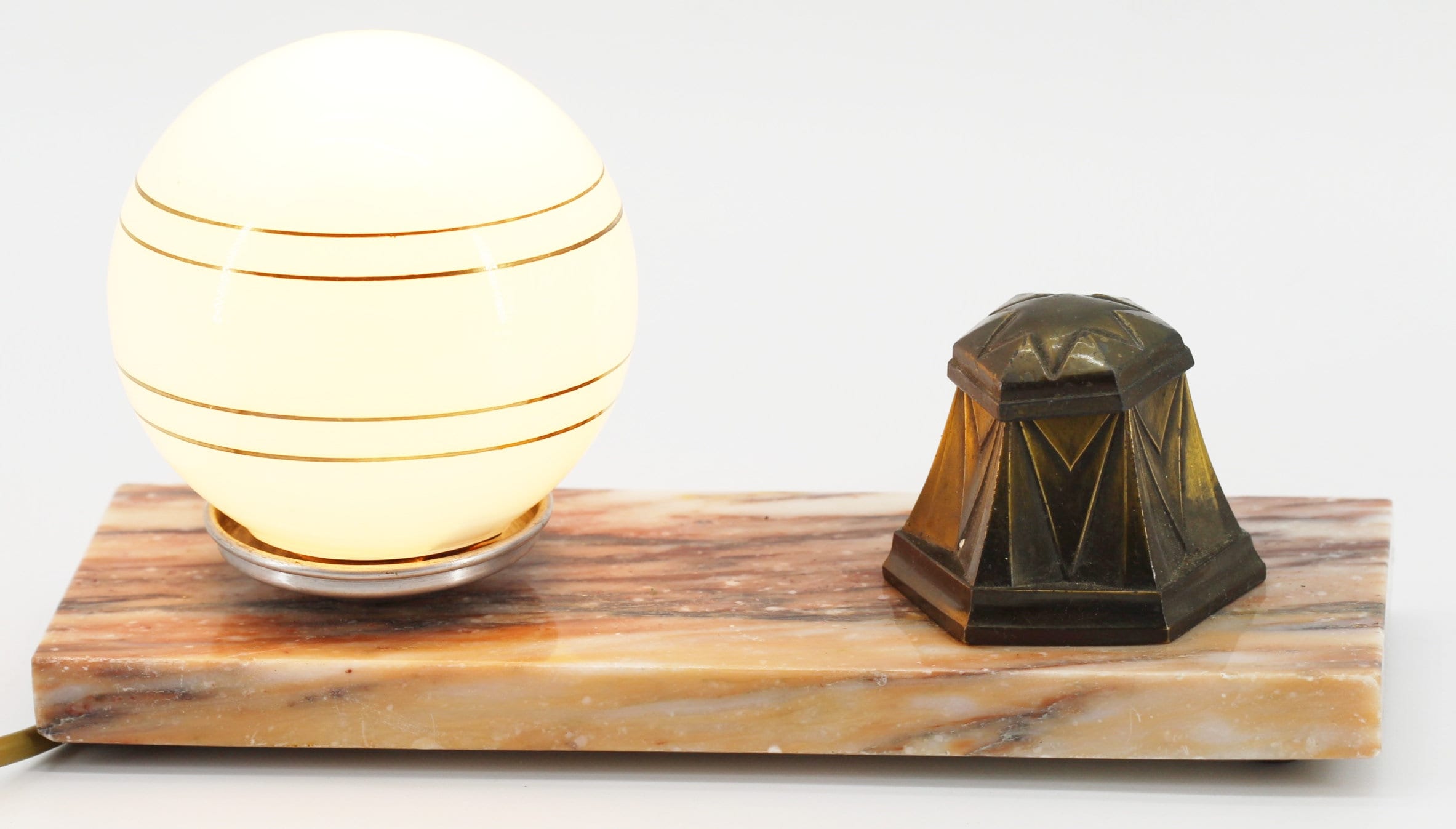 Lampe Vintage Art Déco Encrier