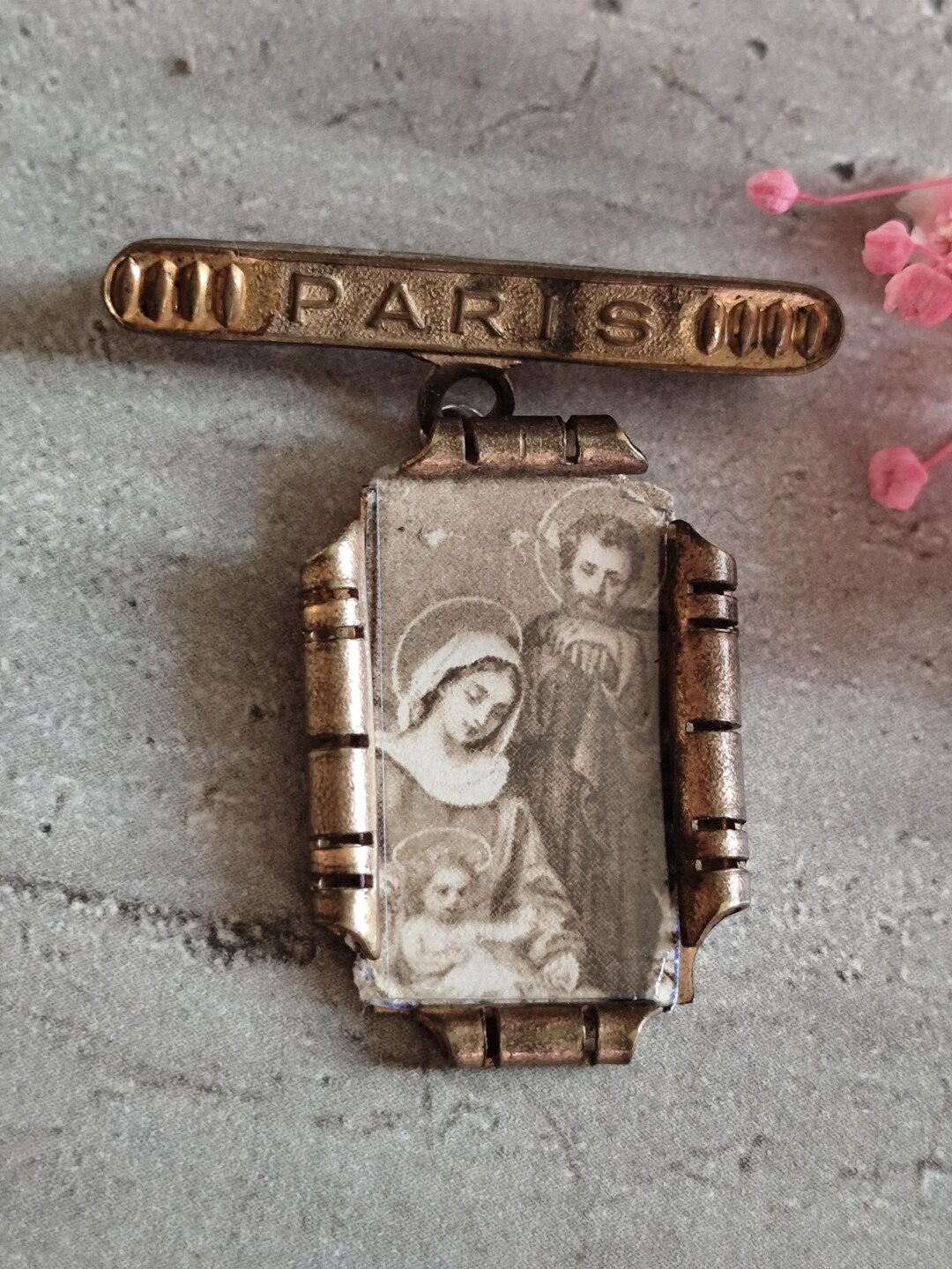 First Communion Brooch Vintage Communion Brooch - Etsy