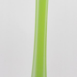 Gran jarrón de cristal verde