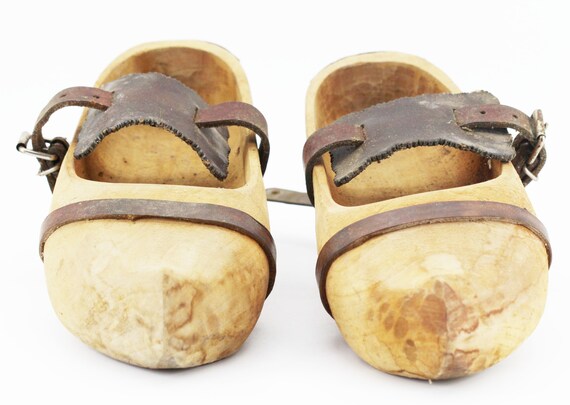 vintage wooden clogs