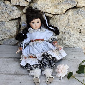 Old porcelain doll