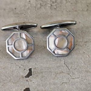 Vintage mother-of-pearl cufflinks