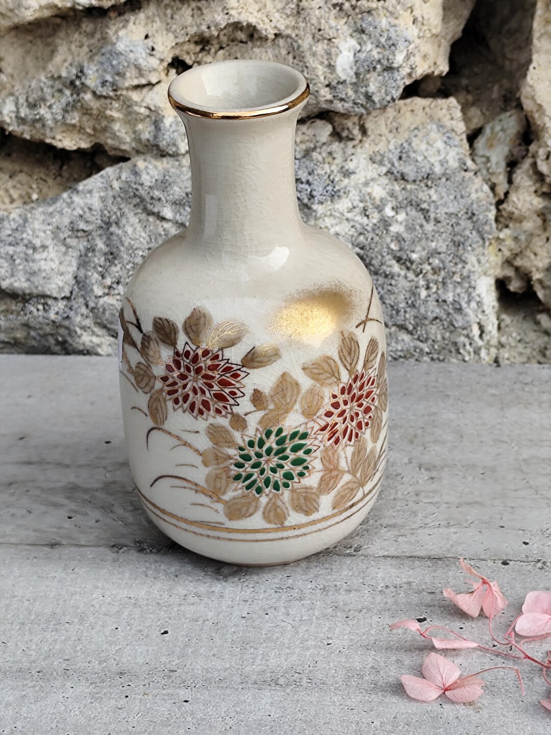 中国陶磁器の花模様の花瓶 - Etsy 日本
