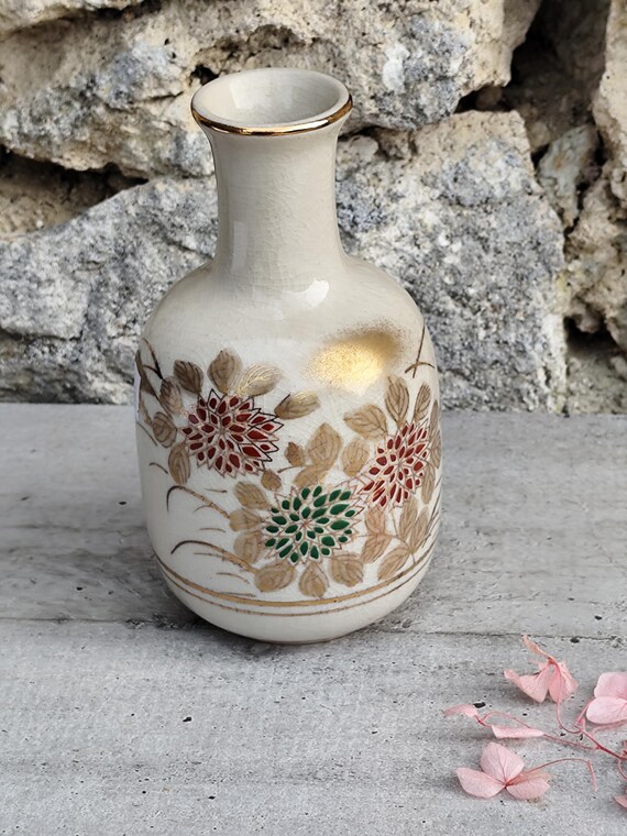 中国陶磁器の花模様の花瓶 - Etsy 日本