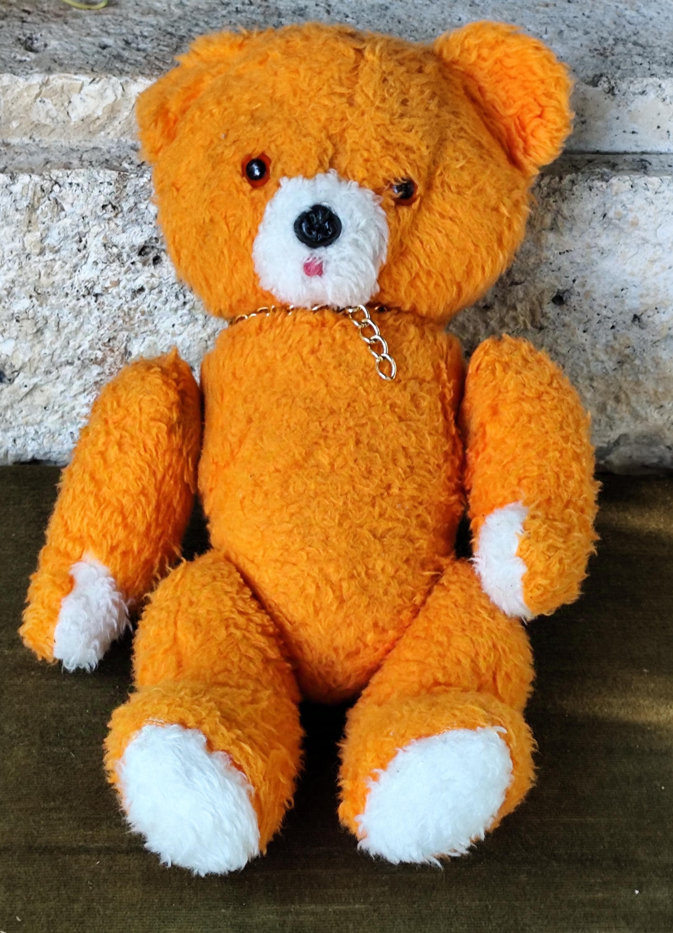 * antique bear ୨୧ * 小さくて可愛い テリアさん Vintage Teddy Bear-shanghai Doll Factory-bear With Tail