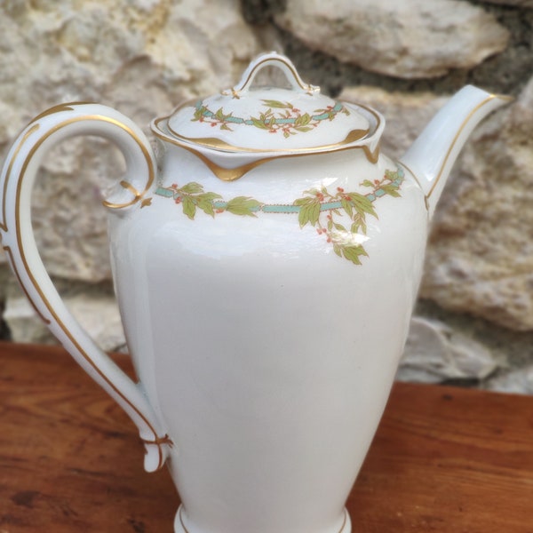 ancienne théière en porcelaine haviland