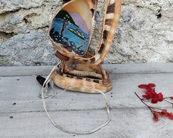 vintage schelplamp