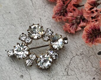 Broche Vintage Porte-photo Ancienne - Bijou Ancien Avec Traces D'oxydation