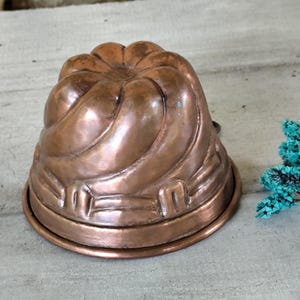 Ancien moule a gateaux en cuivre Trottier n°3 - Collection