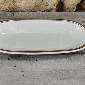 Old porcelain soap dish from Ceranord Saint Amand