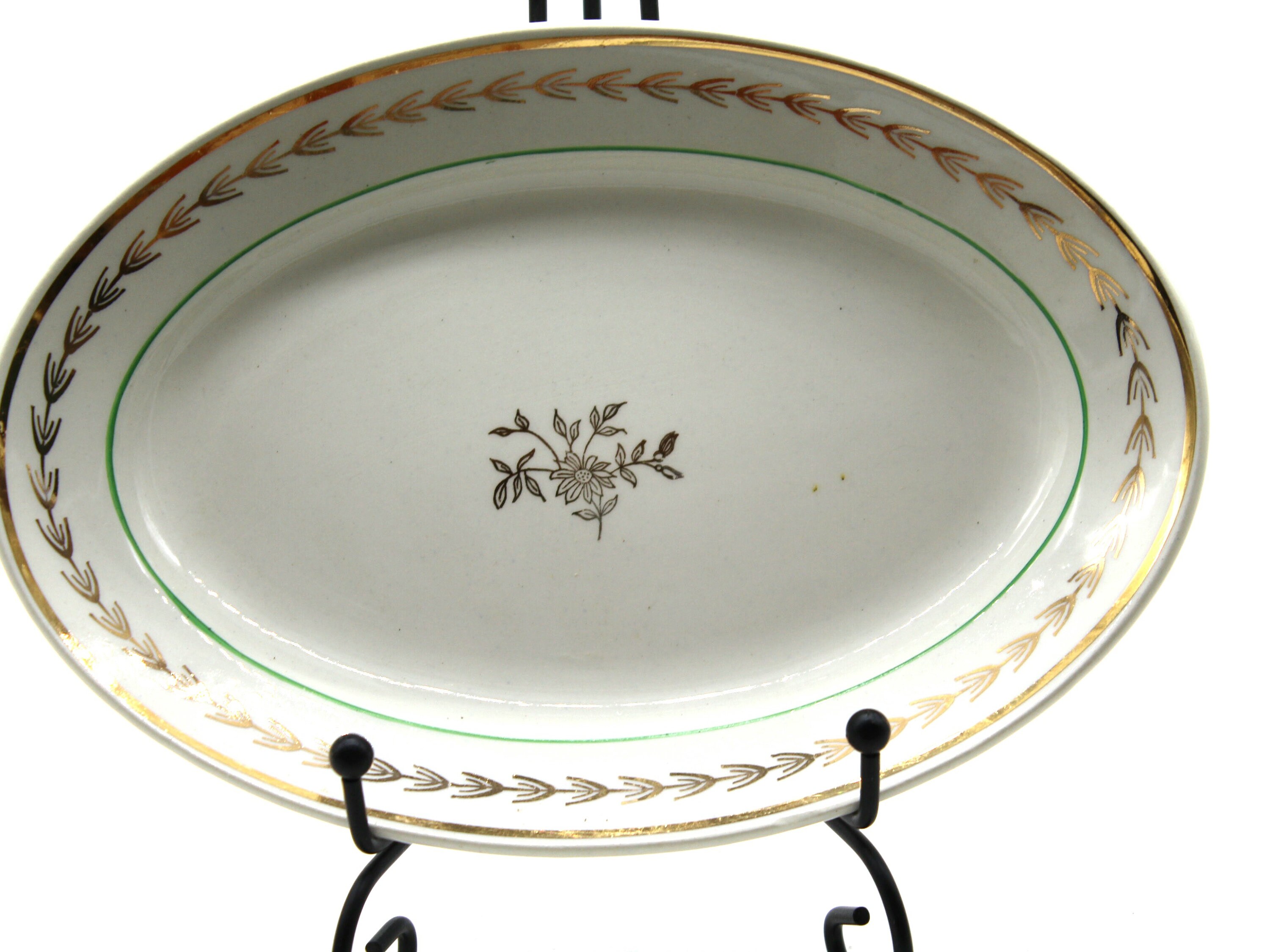 Plat de Service Ovale Gien