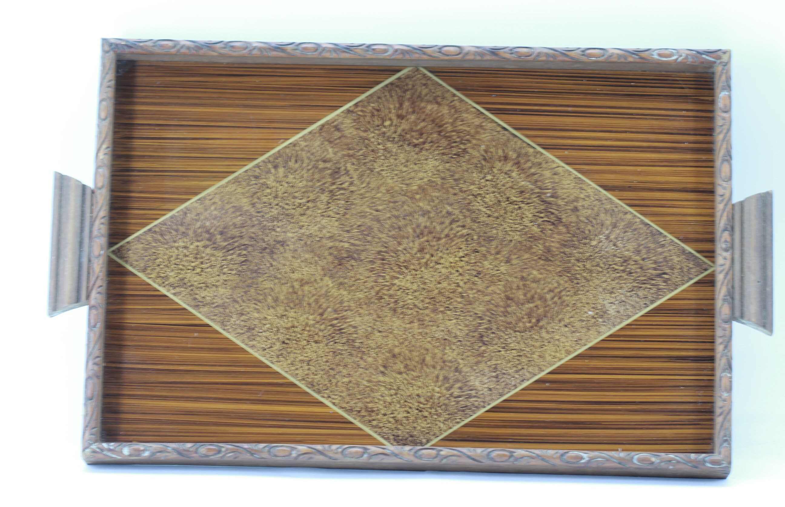 Plateau Ancien en Bois