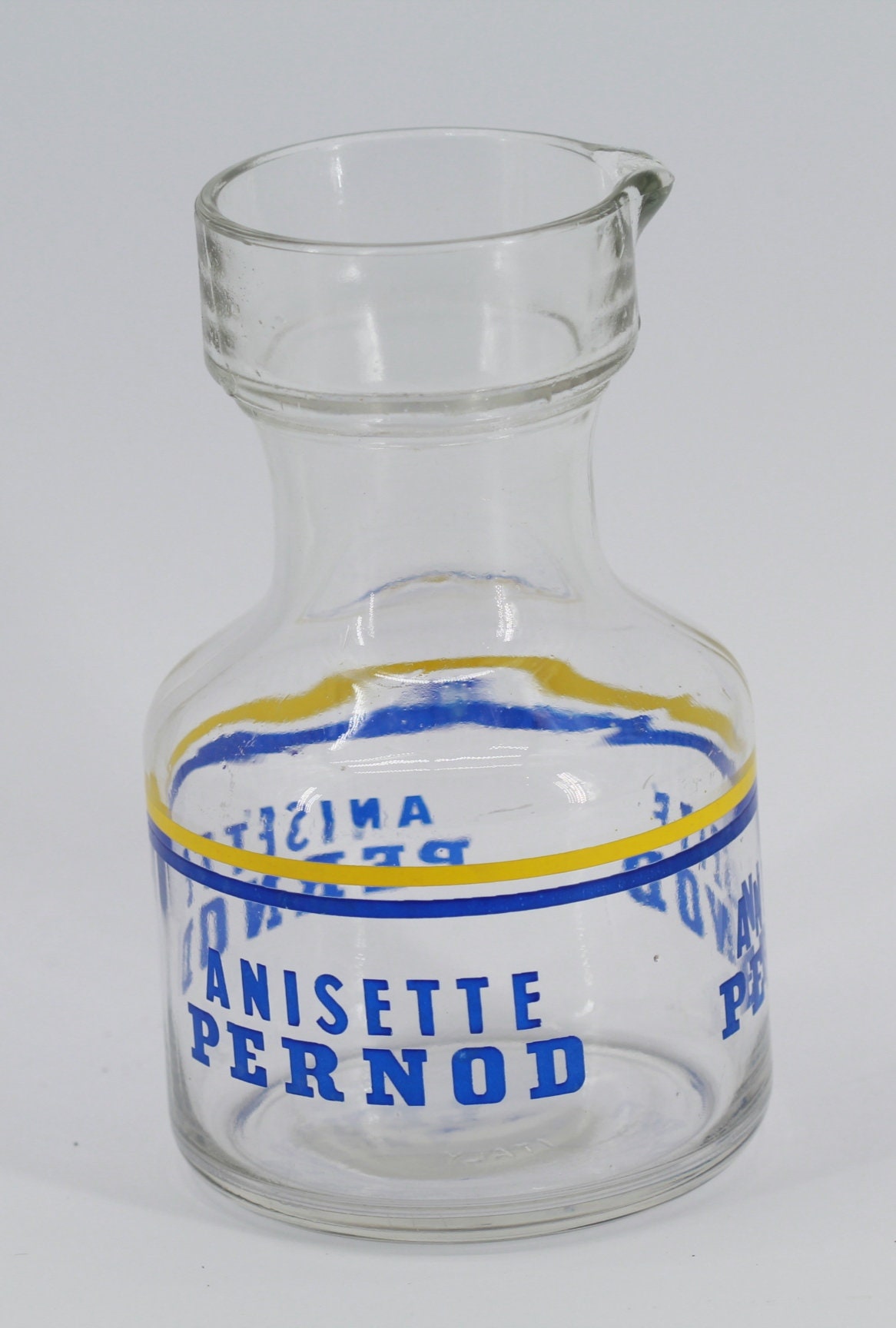 Ancienne Carafe Pernod Anisette en Verre