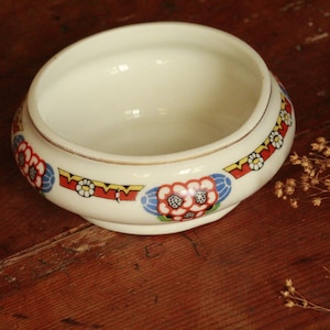 Rare Vintage LOUIS VUITTON French Longwy Bowl Cache Designer 