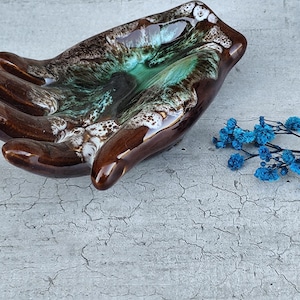 rare hand ceramic empty pocket