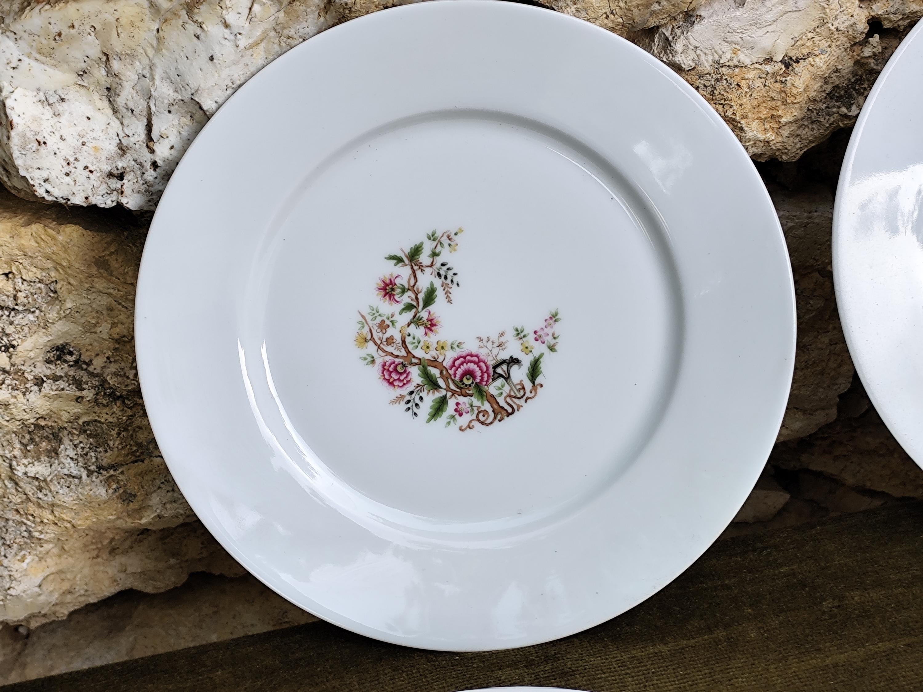 リモージュ アンティーク プレート4枚セット 大小2枚ずつ