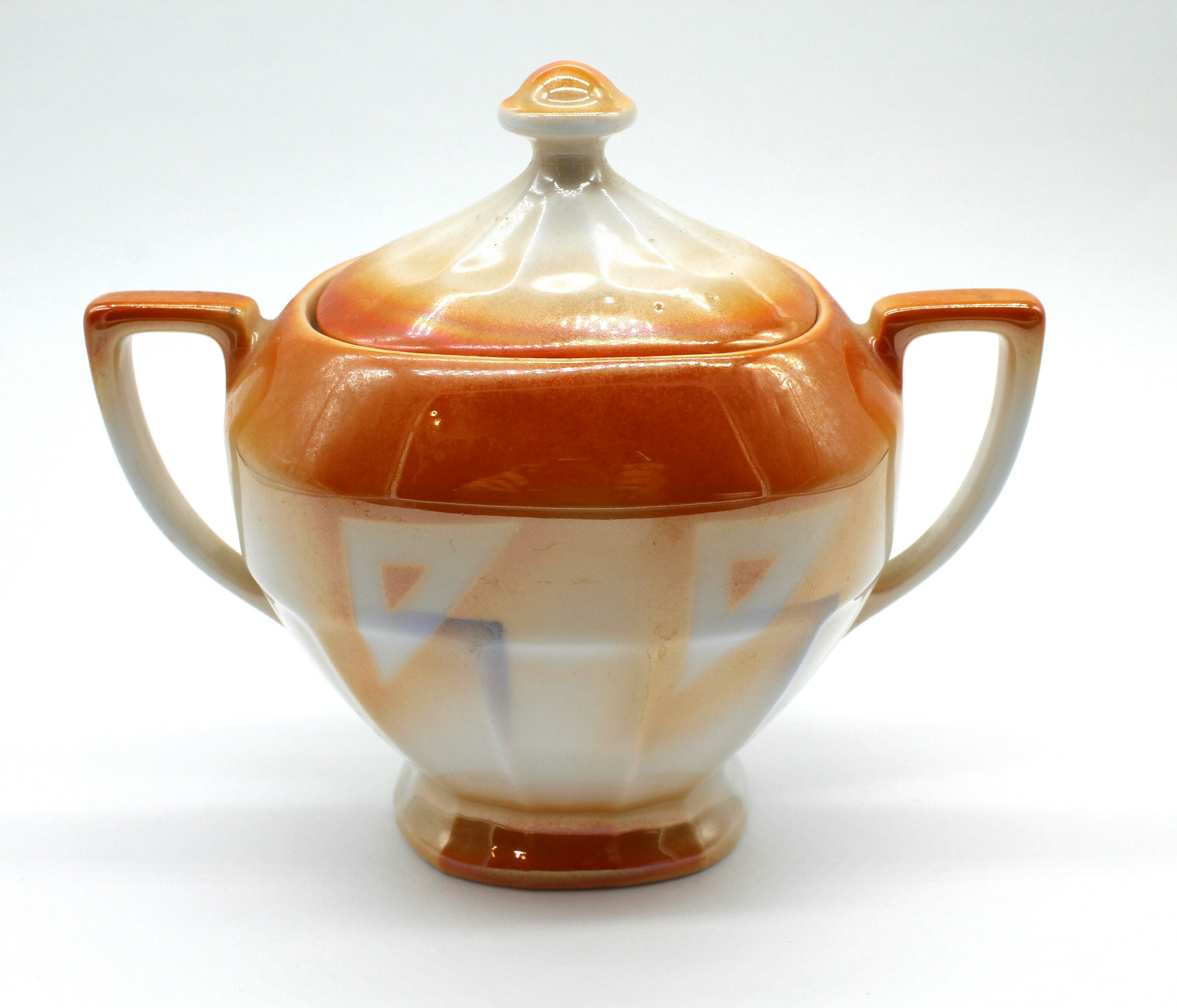 Pot à Sucre Céramique Vintage