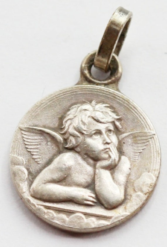 Rare Médaille Ange Notre Dame de Paris