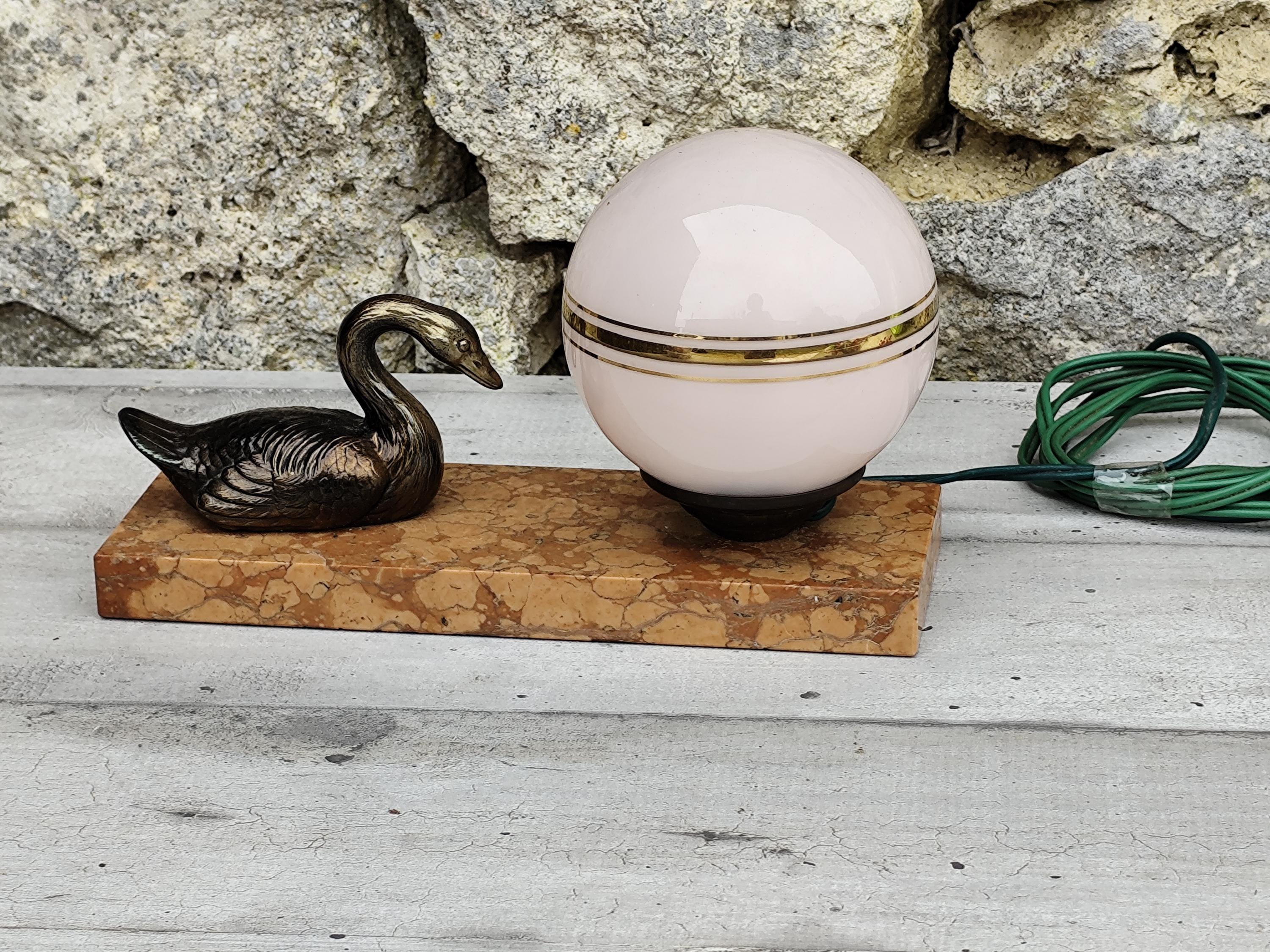 Art Deco Trade - Tiffany Lampe de table/Sculpture Ballade d'un Oiseau