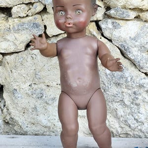 old polyflex doll from the 50s.