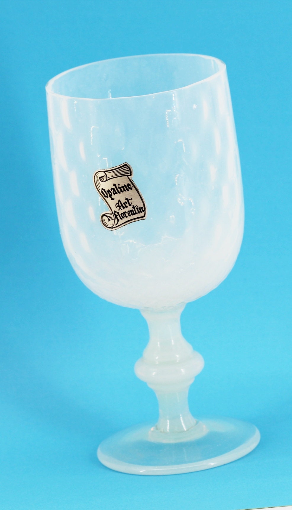 Vase en Opaline Blanche Vintage