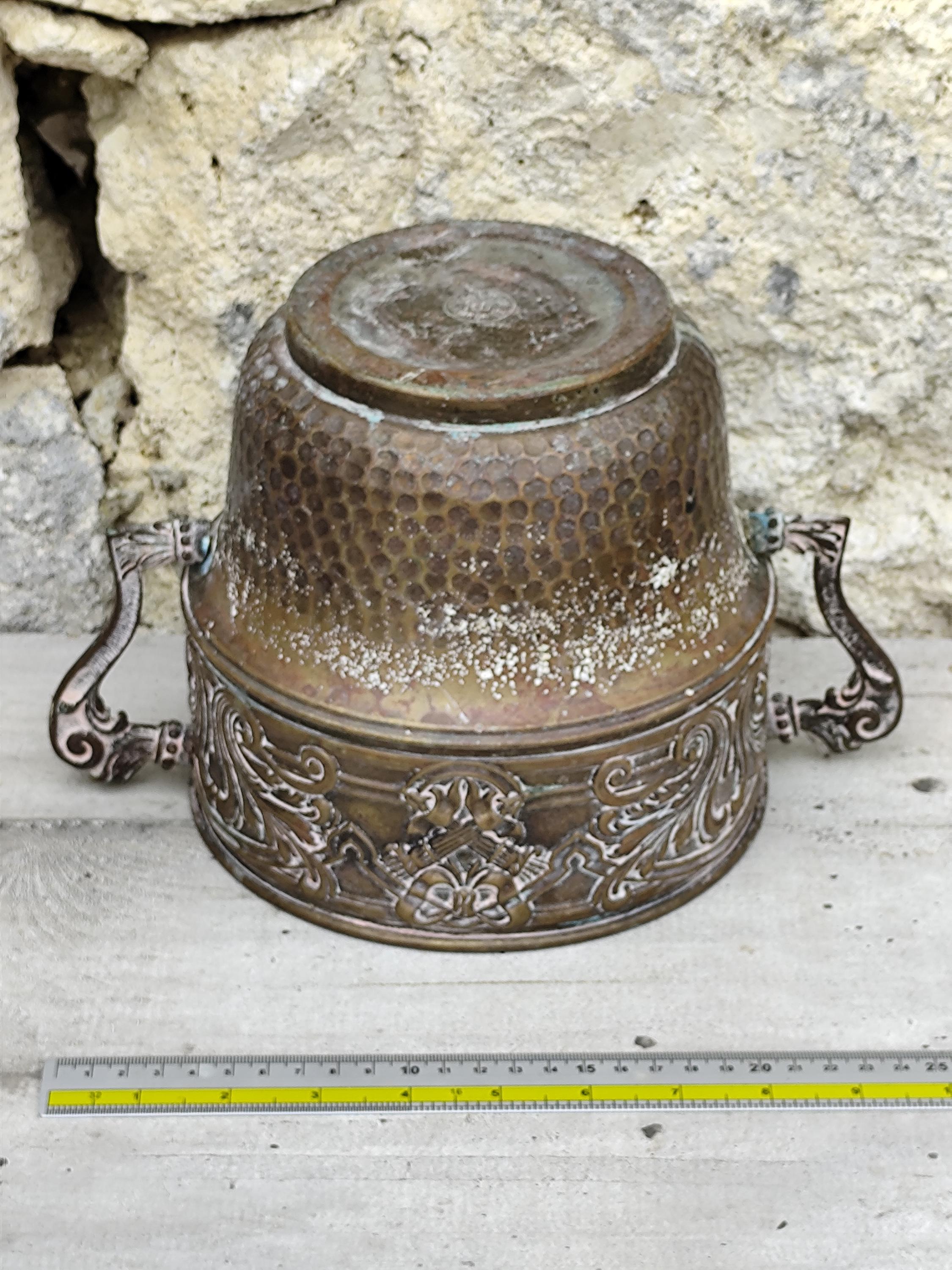 アンティーク真鍮プランター、真鍮プランター - Etsy 日本