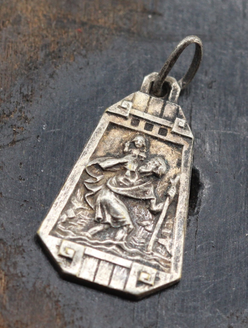 Rare Médaille Saint Christophe