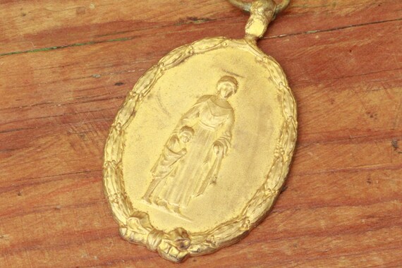 Pendentif ancien email et or JB Issanchou - Montres & Bijoux