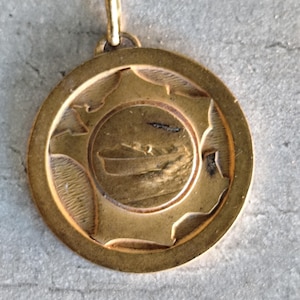 Ancien pendentif bateau carte de France