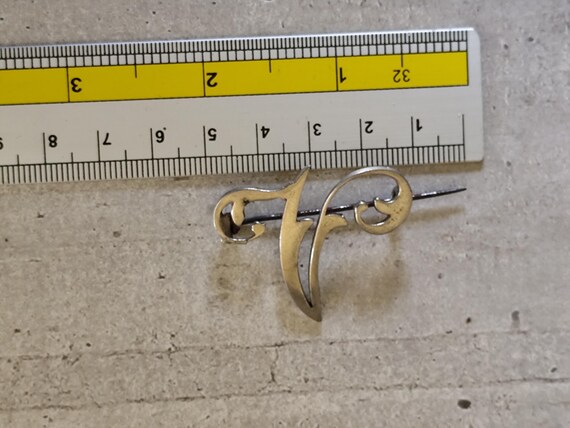 Ancienne broche initiale A - image 6