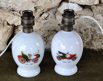2 old lamp bases