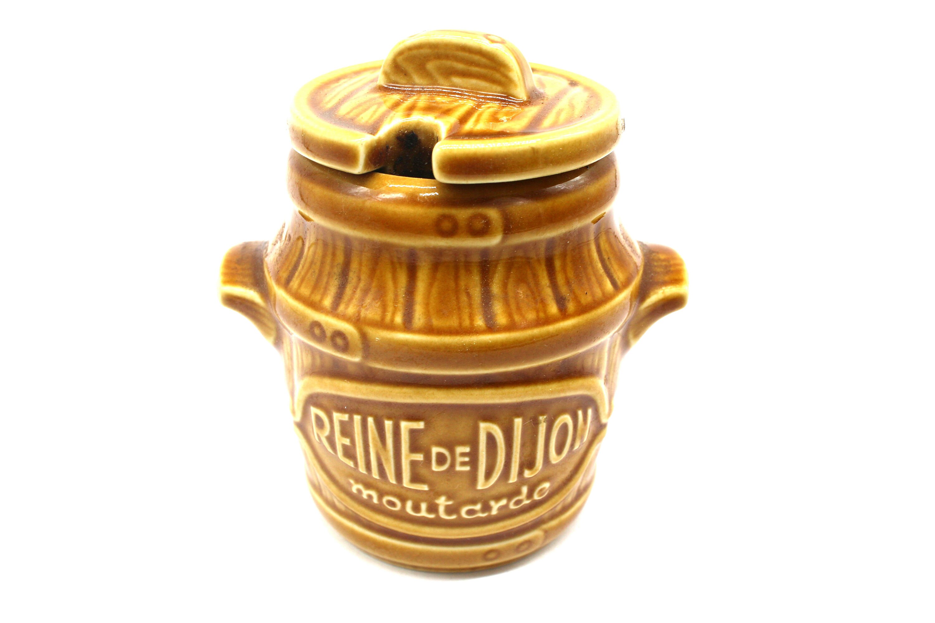 Pot à Moutarde en Céramique Reine de Dijon
