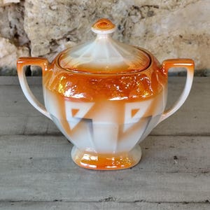 Pot à sucre céramique vintage