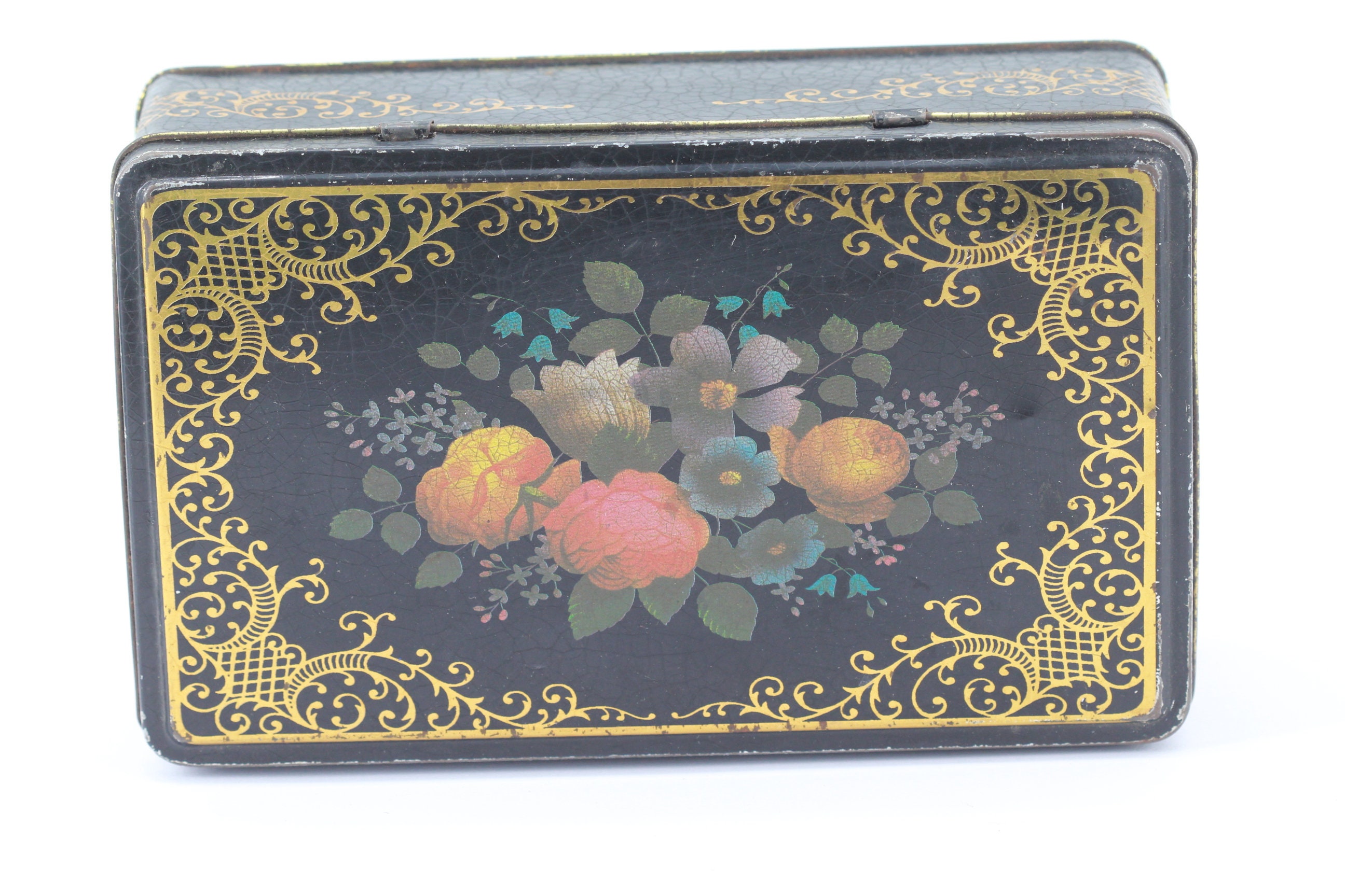 Ancienne Boîte à Gâteaux en Tôle